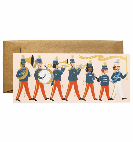 Marching Band Birthday Card