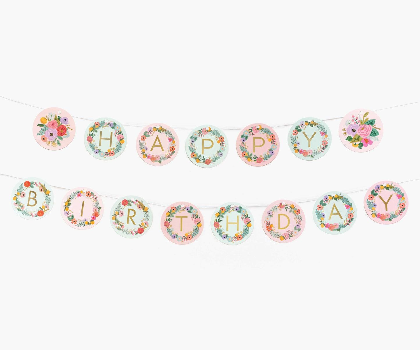 Garden Party Letter Garland