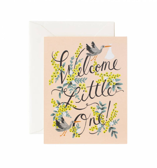 Welcome Little One Greeting Card