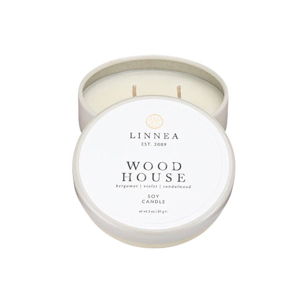 Linnea Petite Candle - Wood House
