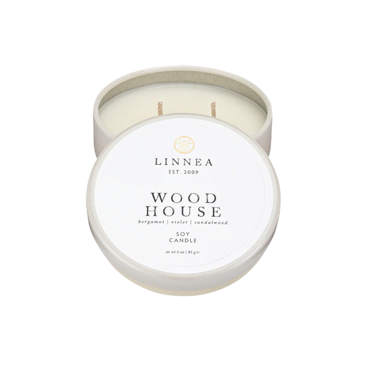 Linnea Petite Candle - Wood House